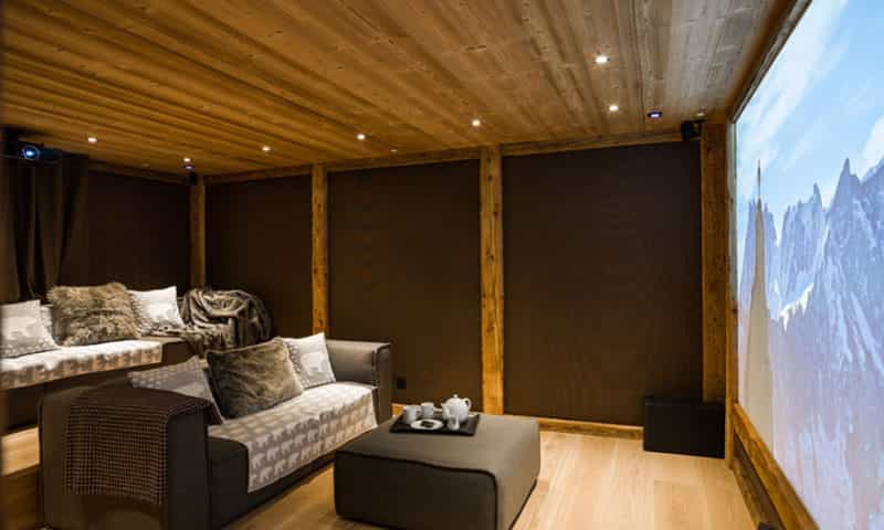 Chamonix ski chalet with indoor cinema