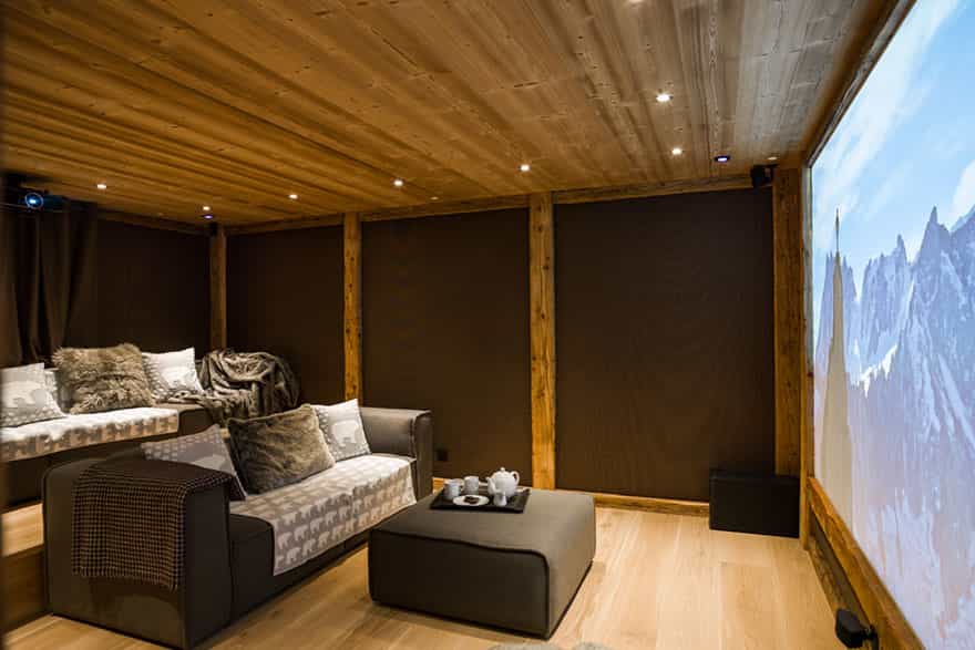 Chamonix ski chalet with indoor cinema