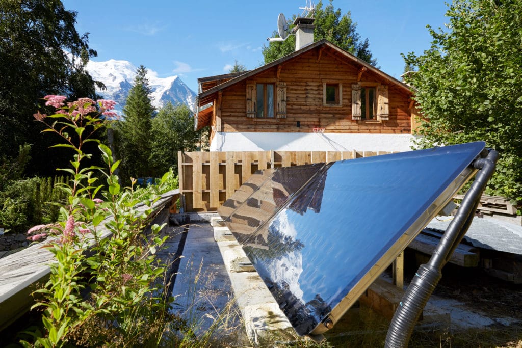 Thermal panels - Marmotte Mountain Eco Lodge