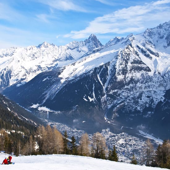 Image of Chamonix mountains