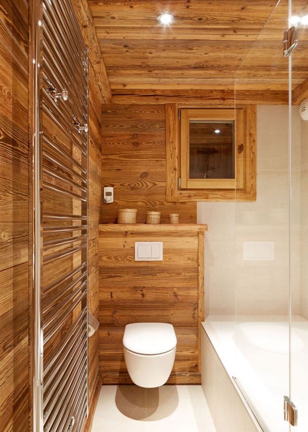 image of a ski chalet bathroom