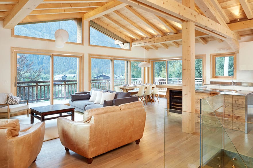 image of a chalet living room
