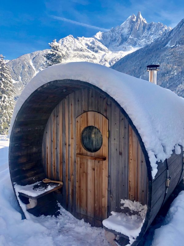 Outdoor scenic bubble sauna - Chamonix Mont-Blanc