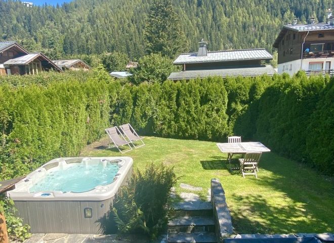 Rear balcony view